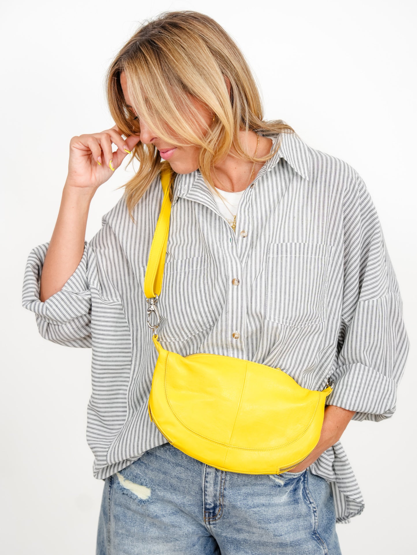 Latico Crosby Leather Sling Bag - Freckled Poppy