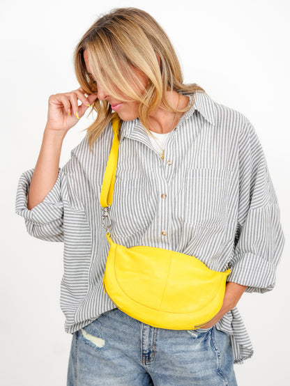 Latico Crosby Leather Sling Bag - Freckled Poppy