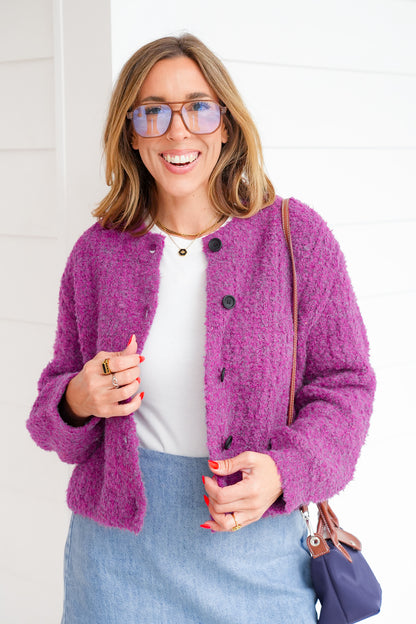 Door Buster! Zenana 5 Button Wool Cardigan Sweater