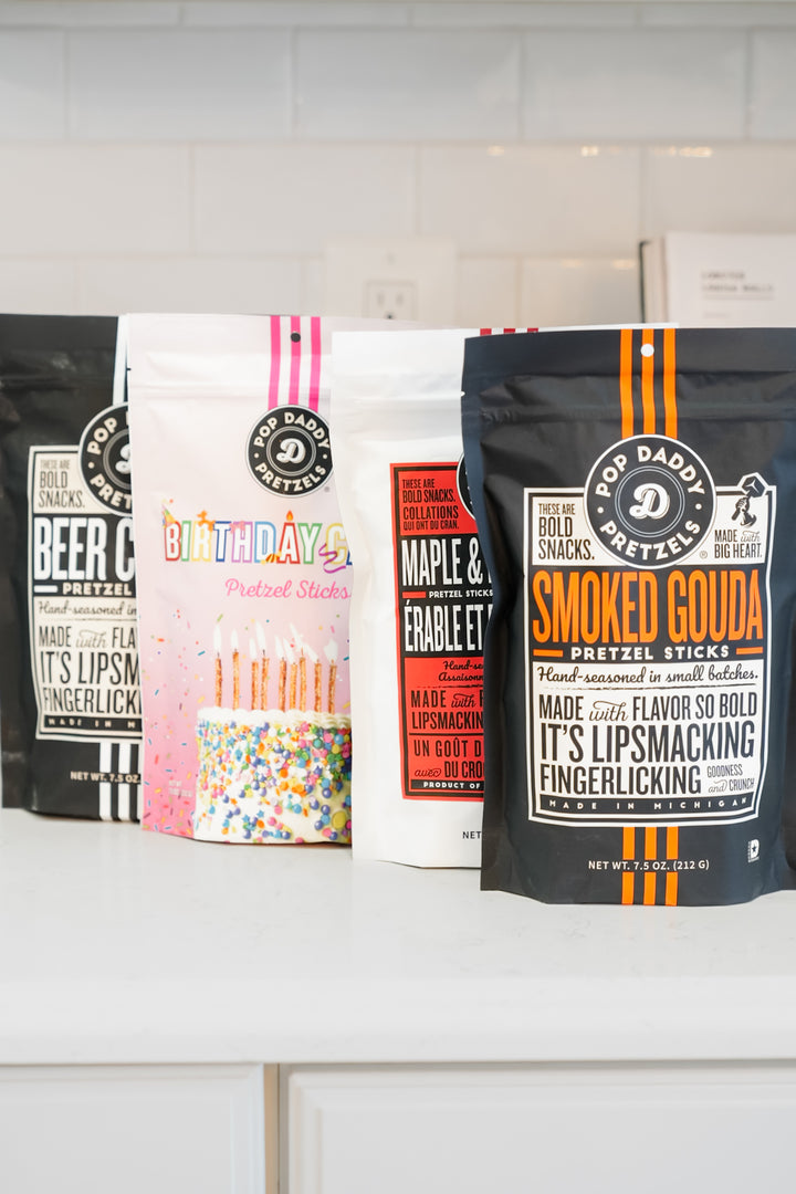 Restock! Pop Daddy Seasoned Pretzels 7.5oz *Final Sale*