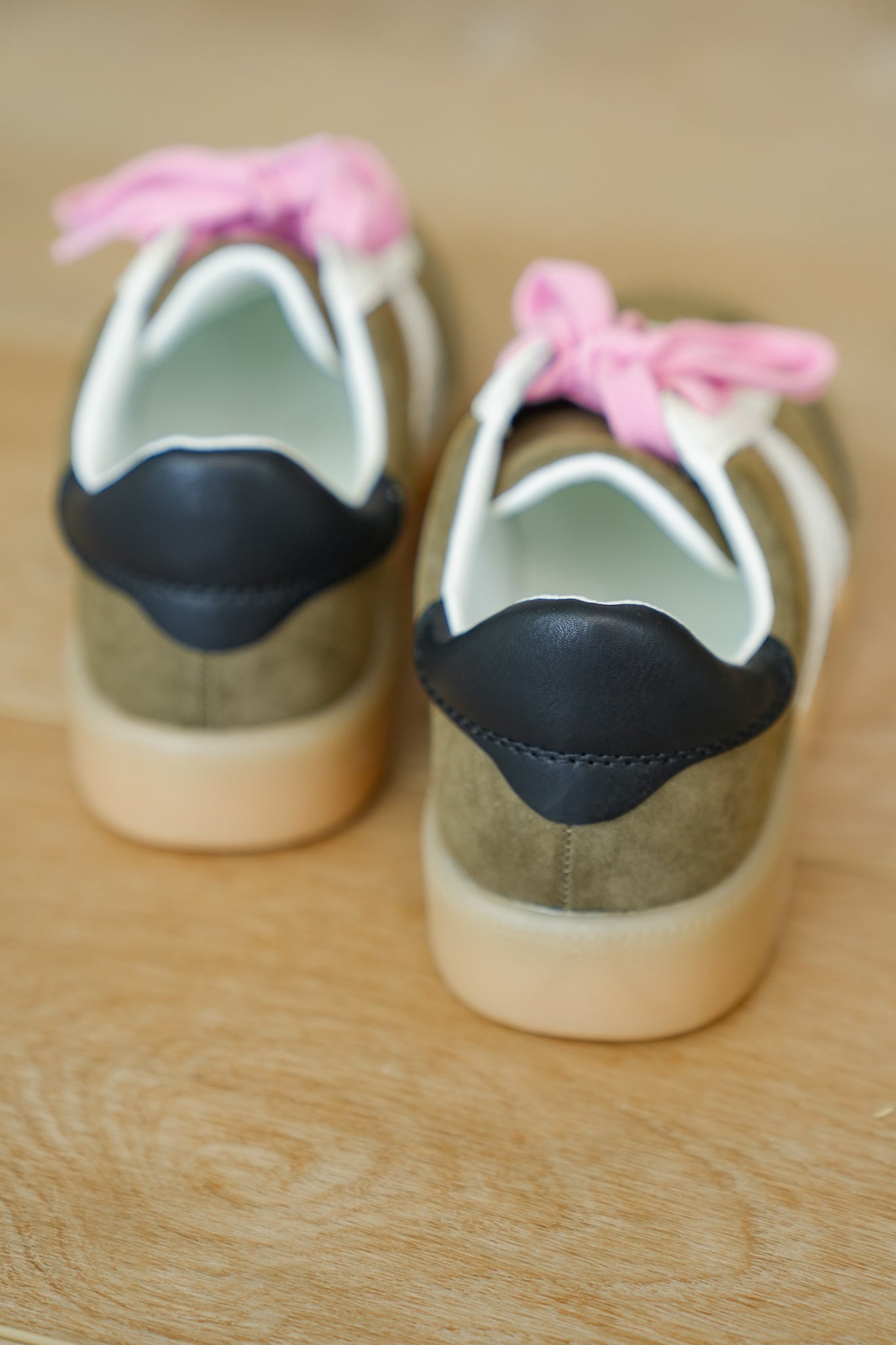 MIA Low Top Vegan Suede 'V' Design Sneaker