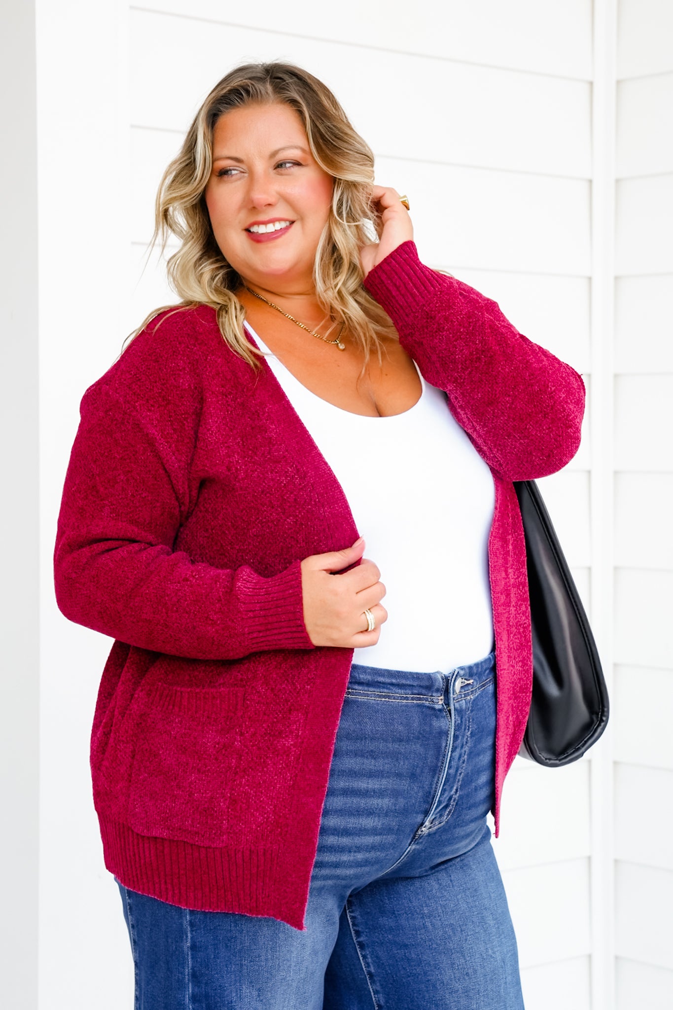 Door Buster! Zenana Melange Open Front Sweater Cardigan