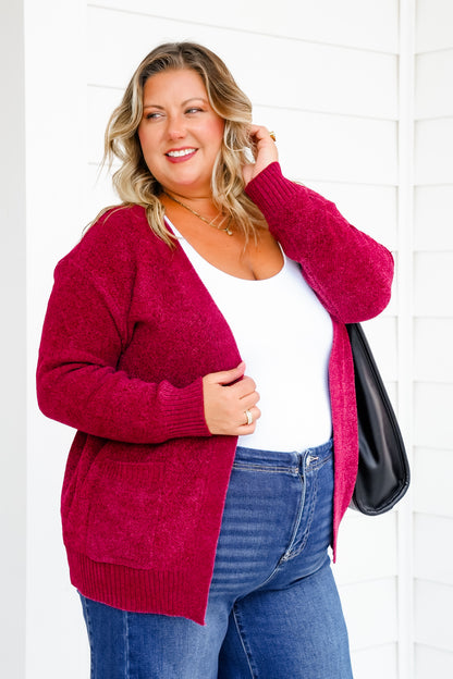 Door Buster! Zenana Melange Open Front Sweater Cardigan