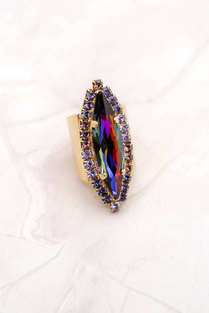 TOVA Alyssa Crystal Paved Ring