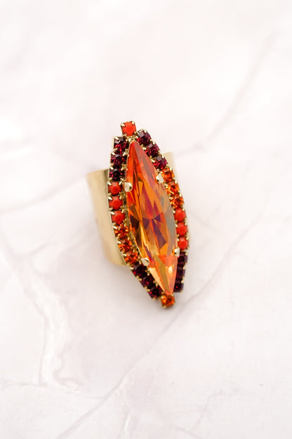 TOVA Alyssa Crystal Paved Ring