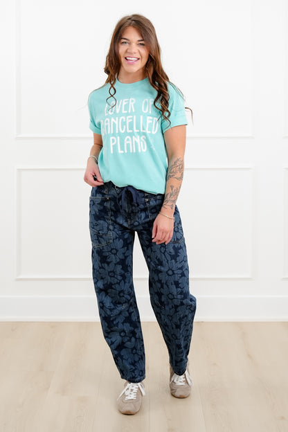 Plus/Reg Short Sleeve "Lover Of Cancelled Plans" Graphic Tee