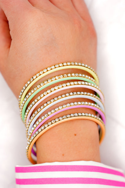 TOVA Helly Crystal Paved Bangle