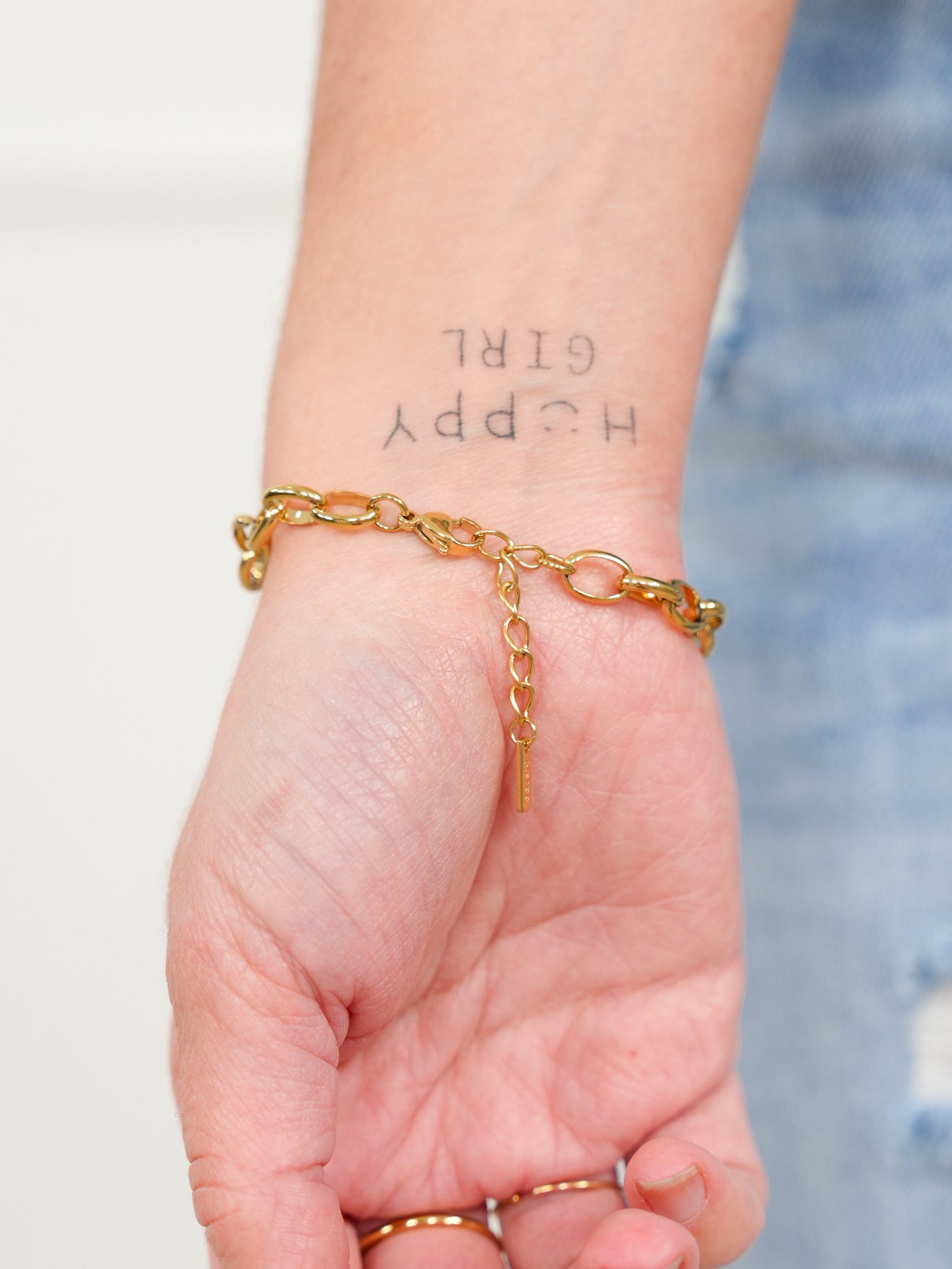 Gold Link Bracelet