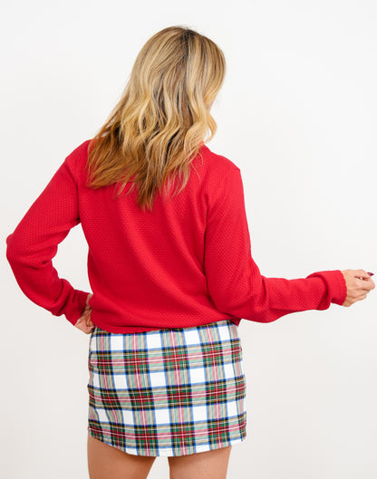 Textured Long Sleeve Button Down Cardigan