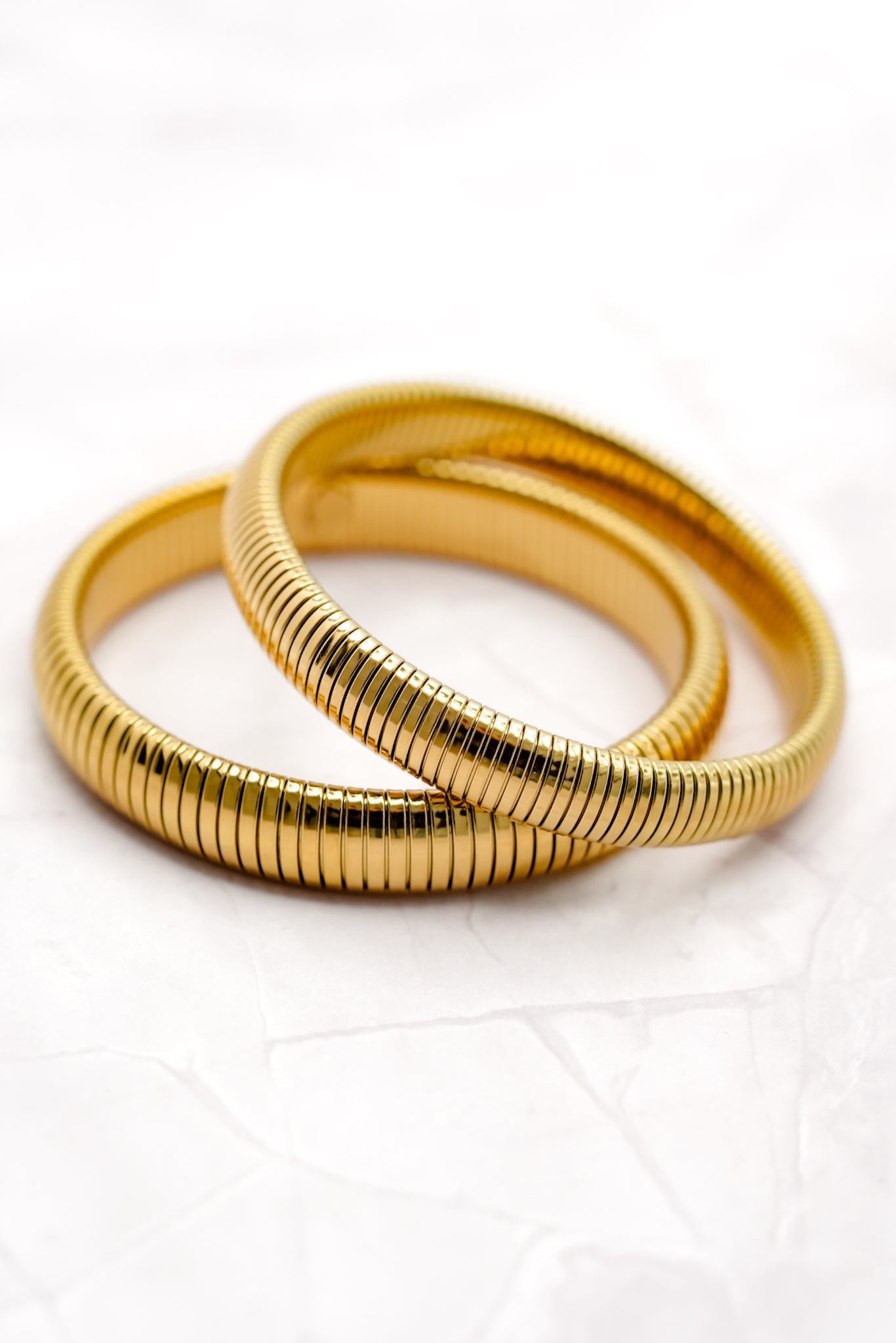 Flex Gold Plated Mesh Bracelet