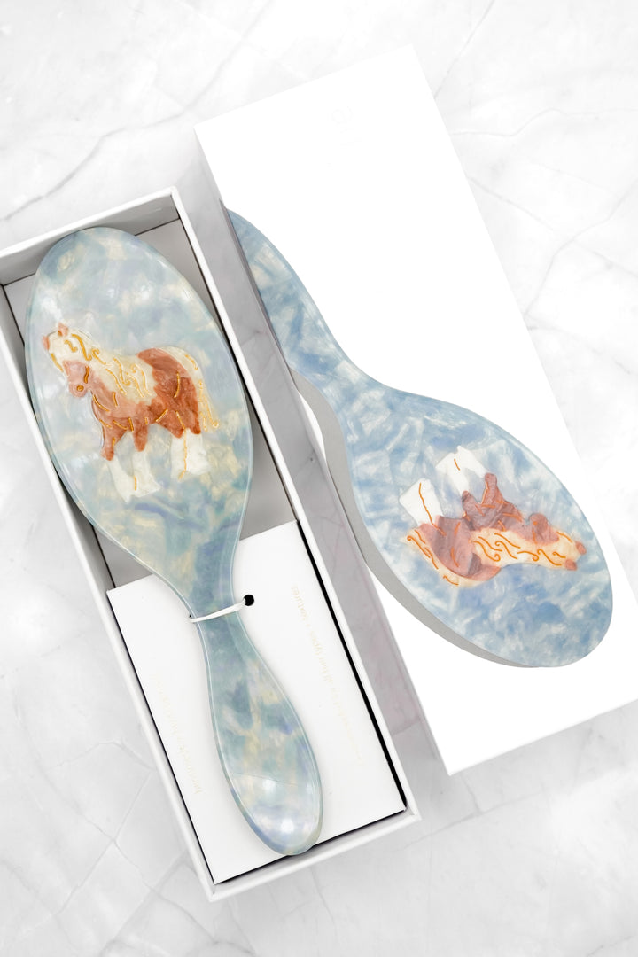 Hand-Painted Horse Amazing Hair Day Brush *Final Sale*