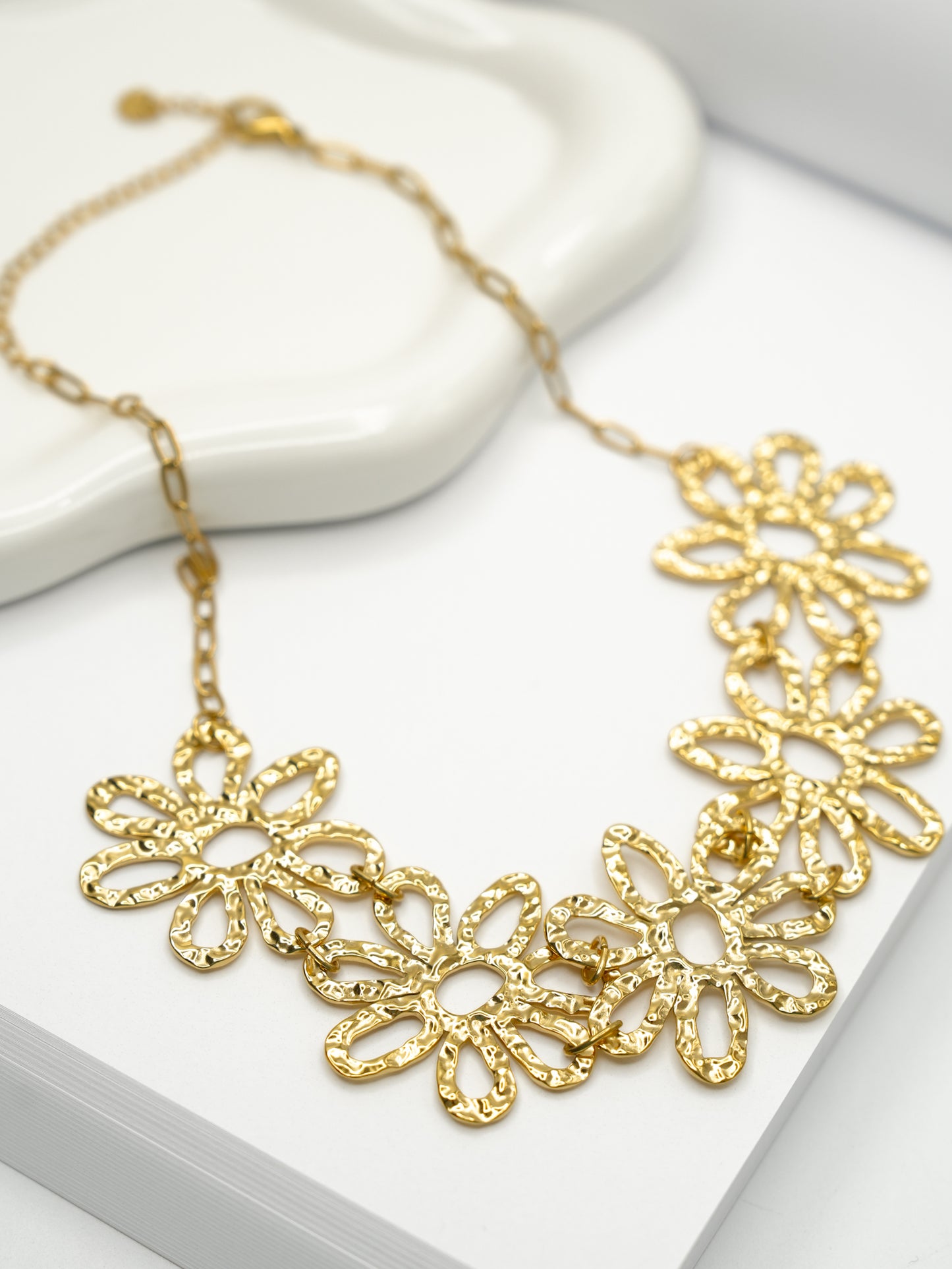 Gold Flower Necklace