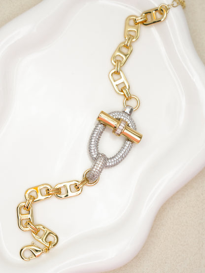 Gold Toggle Bracelet