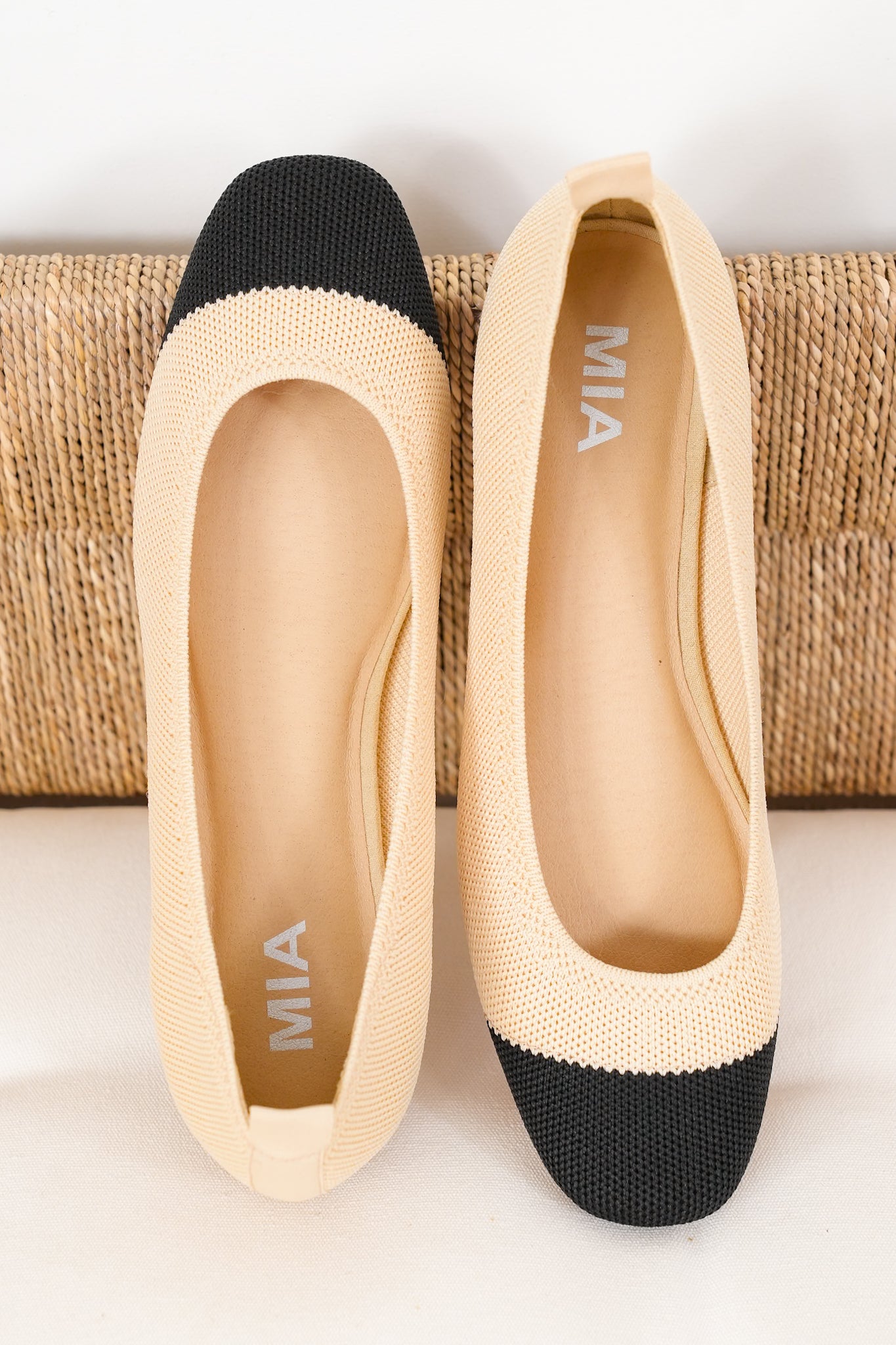MIA Elegant Textured Ballet Flat