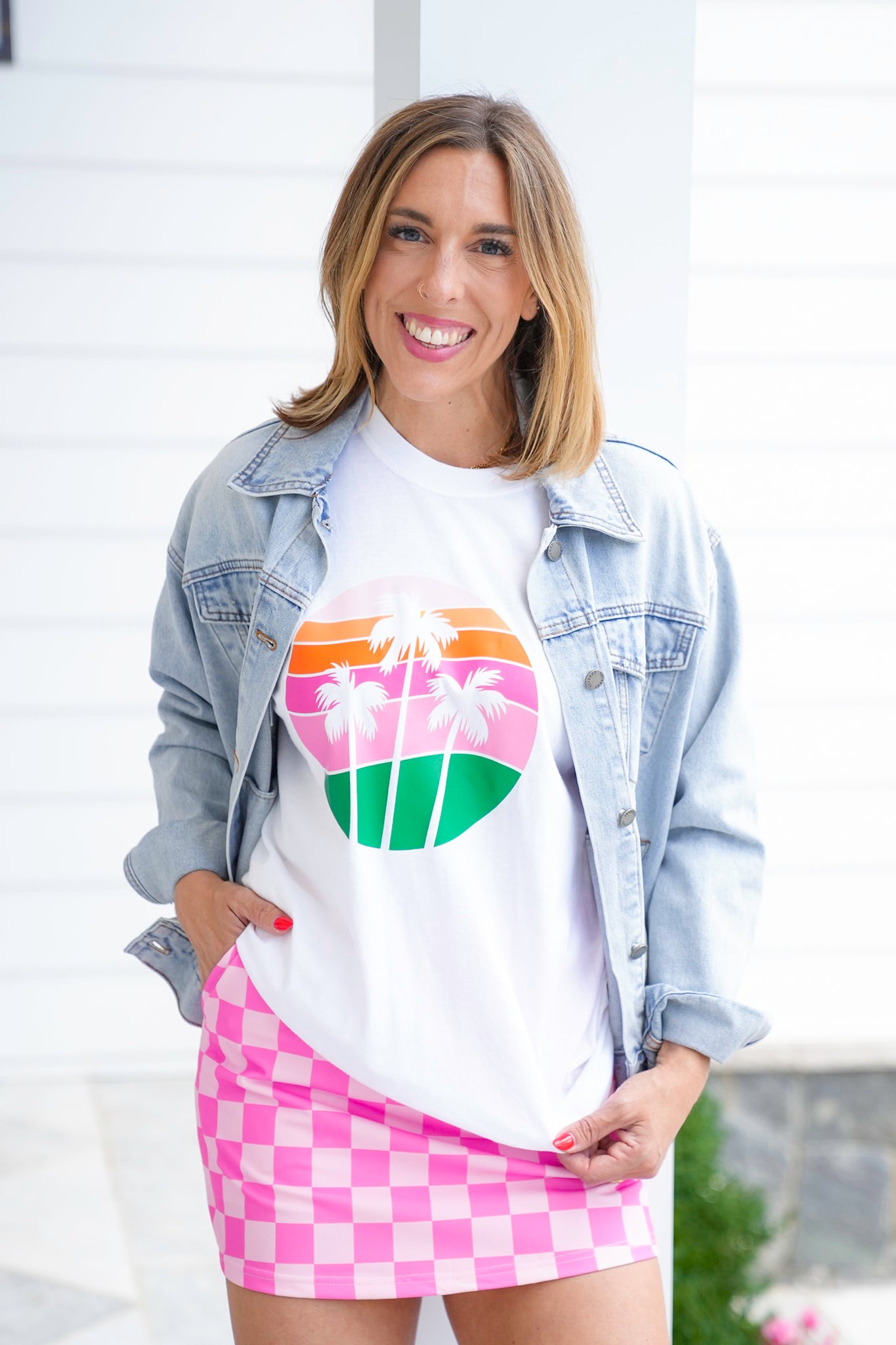 Plus/Reg Short Sleeve "FP Sunset" Graphic Tee