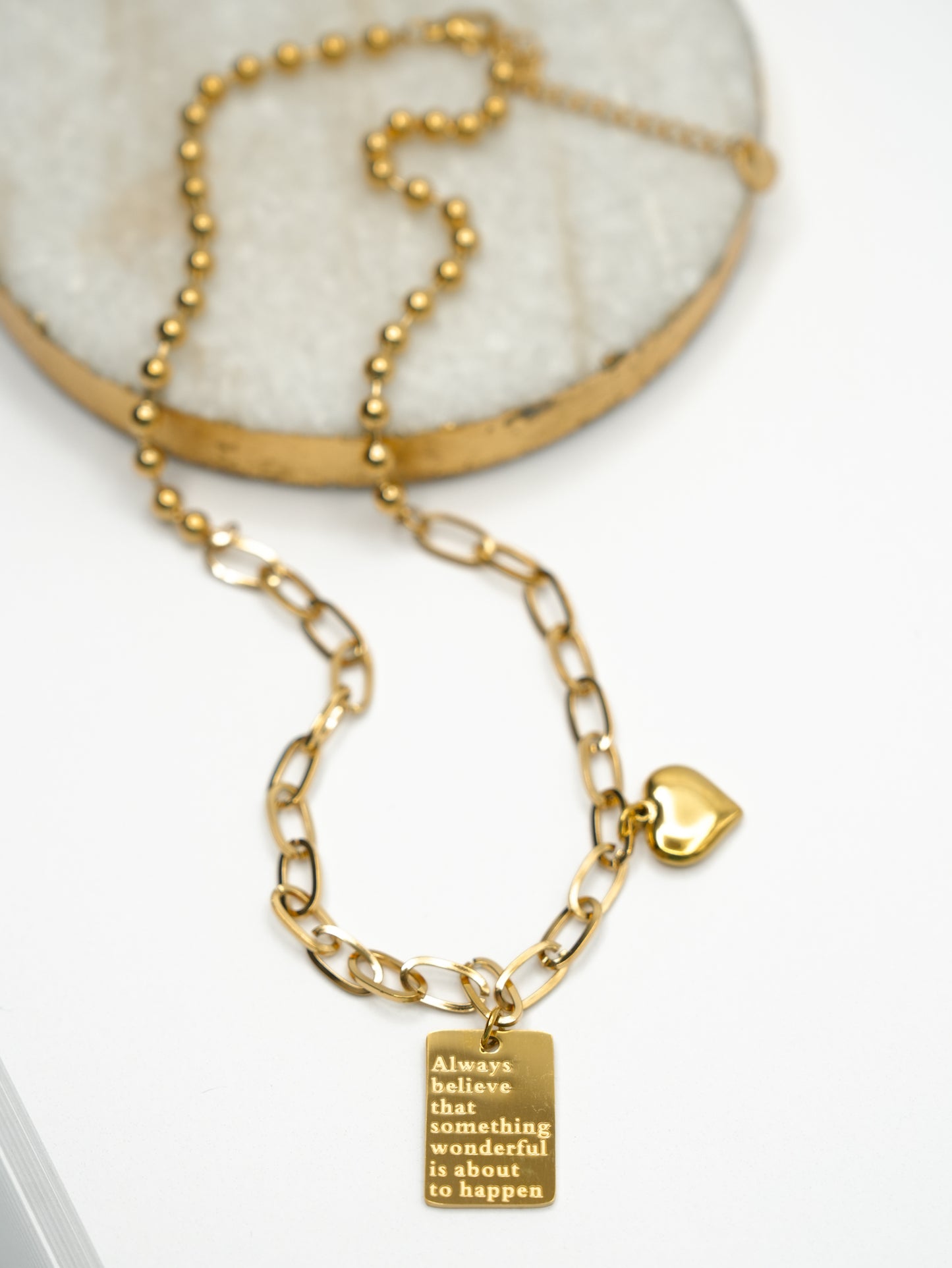 Always Believe Charm Necklace