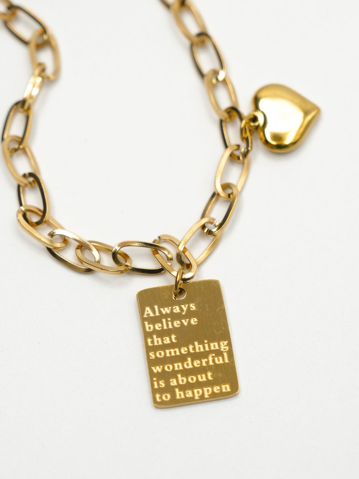 Always Believe Charm Necklace