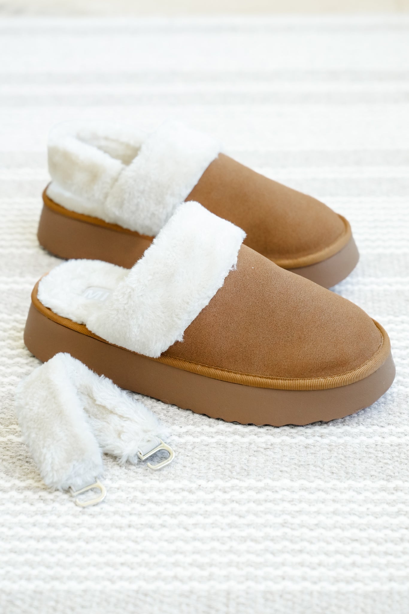 MIA Platform Slipper with Plush Vegan Fur Lining