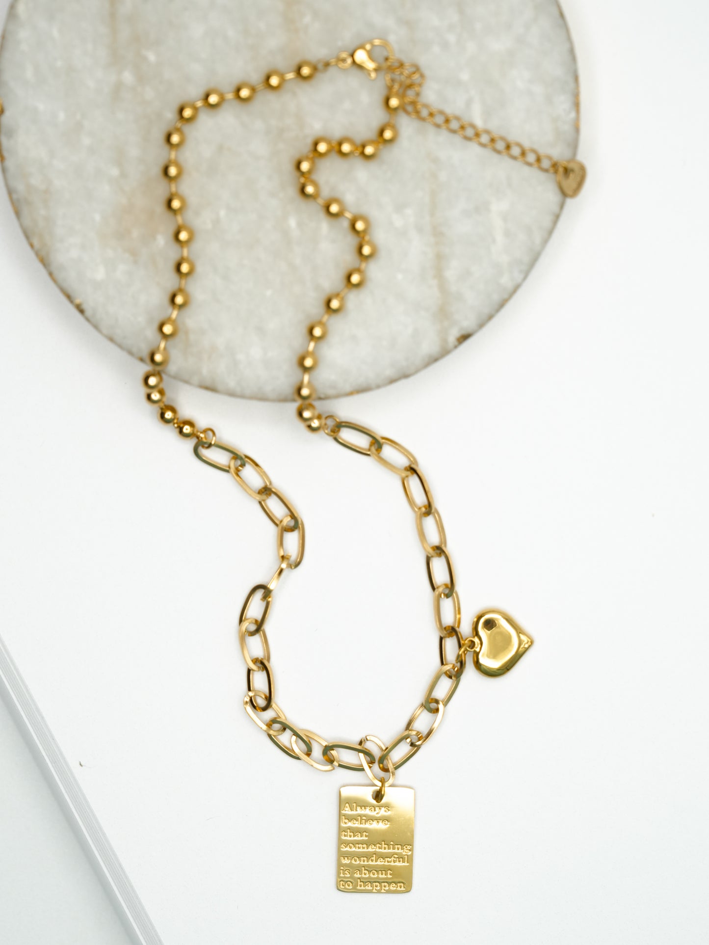 Always Believe Charm Necklace