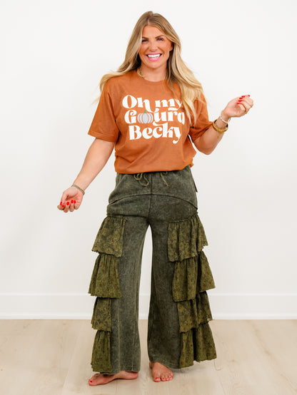 Plus/Reg Short Sleeve "Oh My Gourd Becky" Graphic Tee