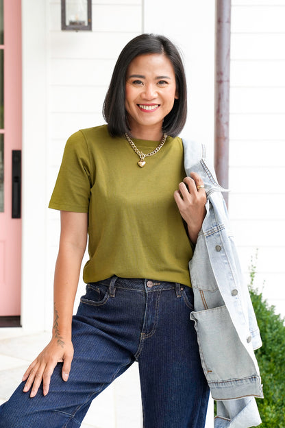 Short Sleeve Boxy Fit Tee