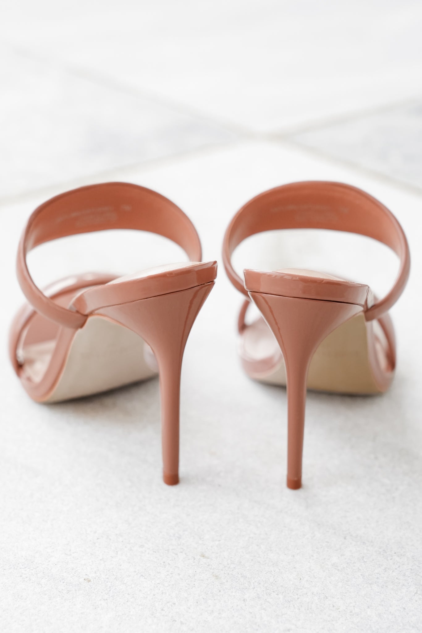 Steve Madden Patent Leather Stiletto Mule