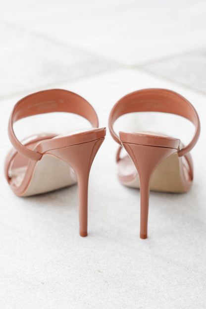 Steve Madden Patent Leather Stiletto Mule