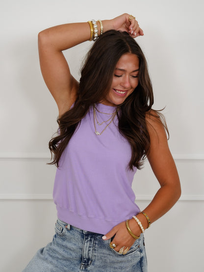 Door Buster! Ribbed Crew Neck Tank Top