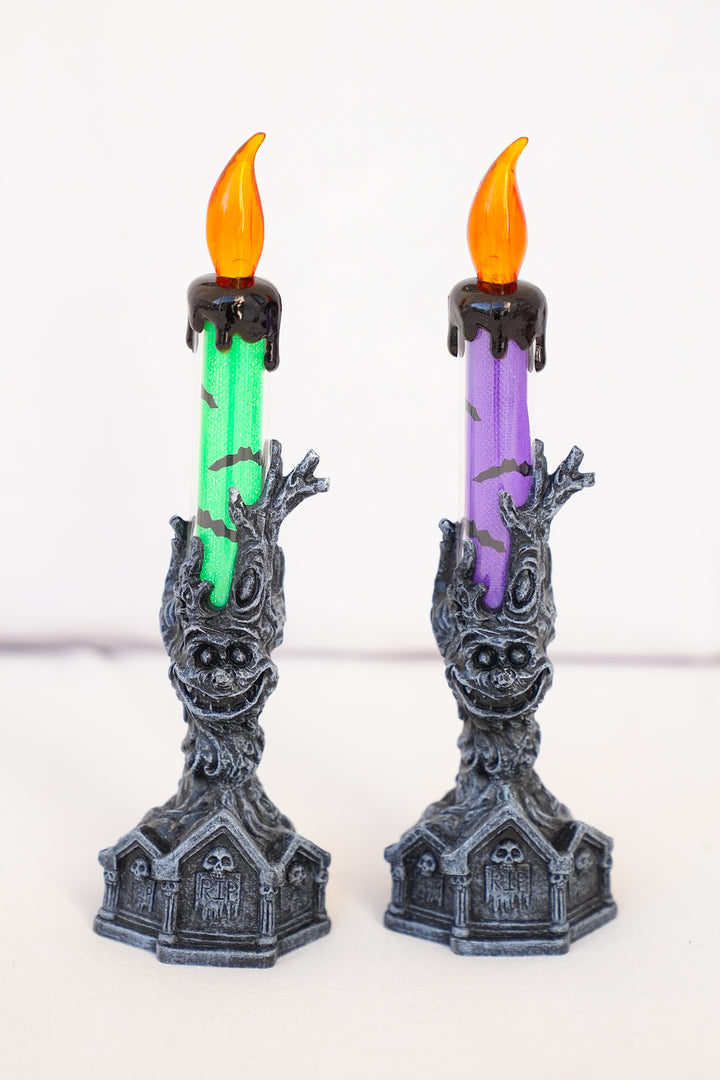 Creepy Candles Halloween Themed