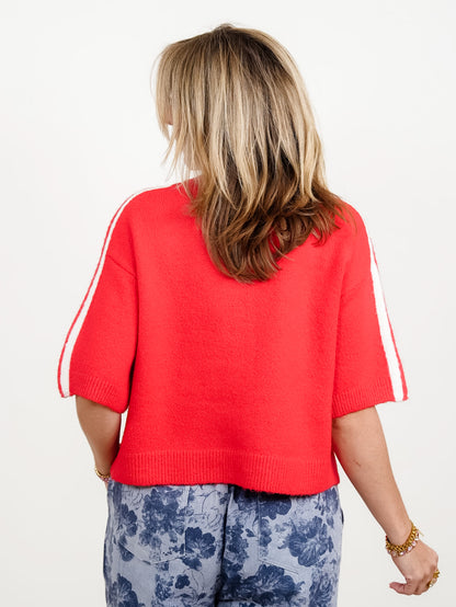 Knit Short Sleeve Button Down Cardigan Sweater