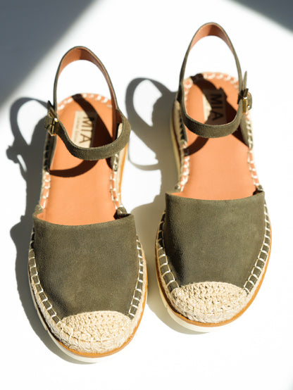 MIA Closed Toe Sandal with Adjustable Strap - Freckled Poppy