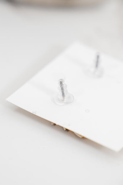 Aapparella Mardi Gras Crystal Stud Earrings