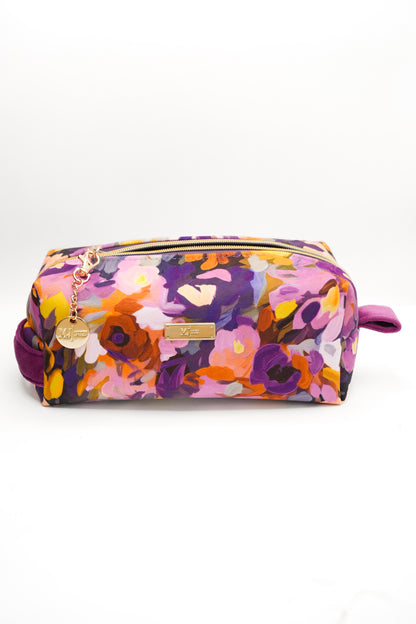 Makeup Junkie Bags Meadow Magic Lilac Bobbie Bag