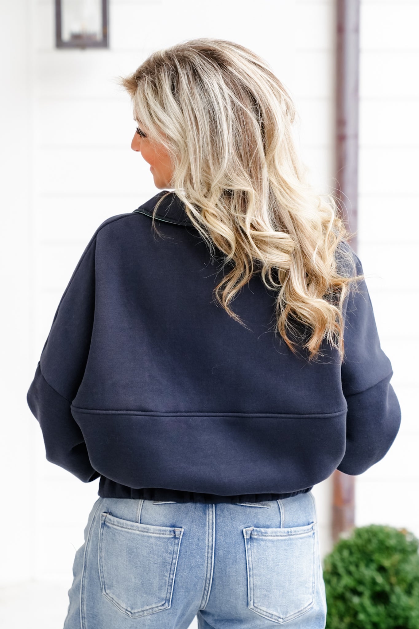 Long Sleeve Pullover Jacket with Fleece Lining