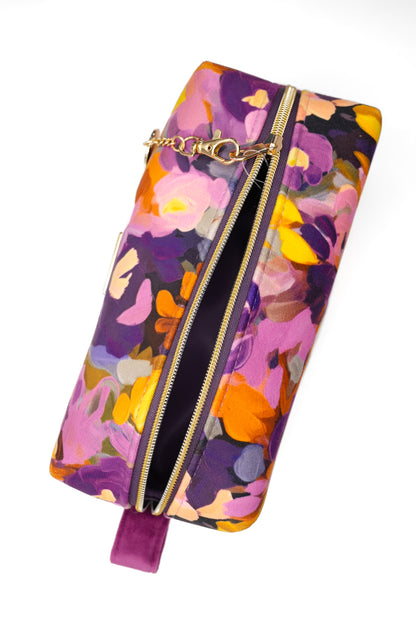 Makeup Junkie Bags Meadow Magic Lilac Bobbie Bag