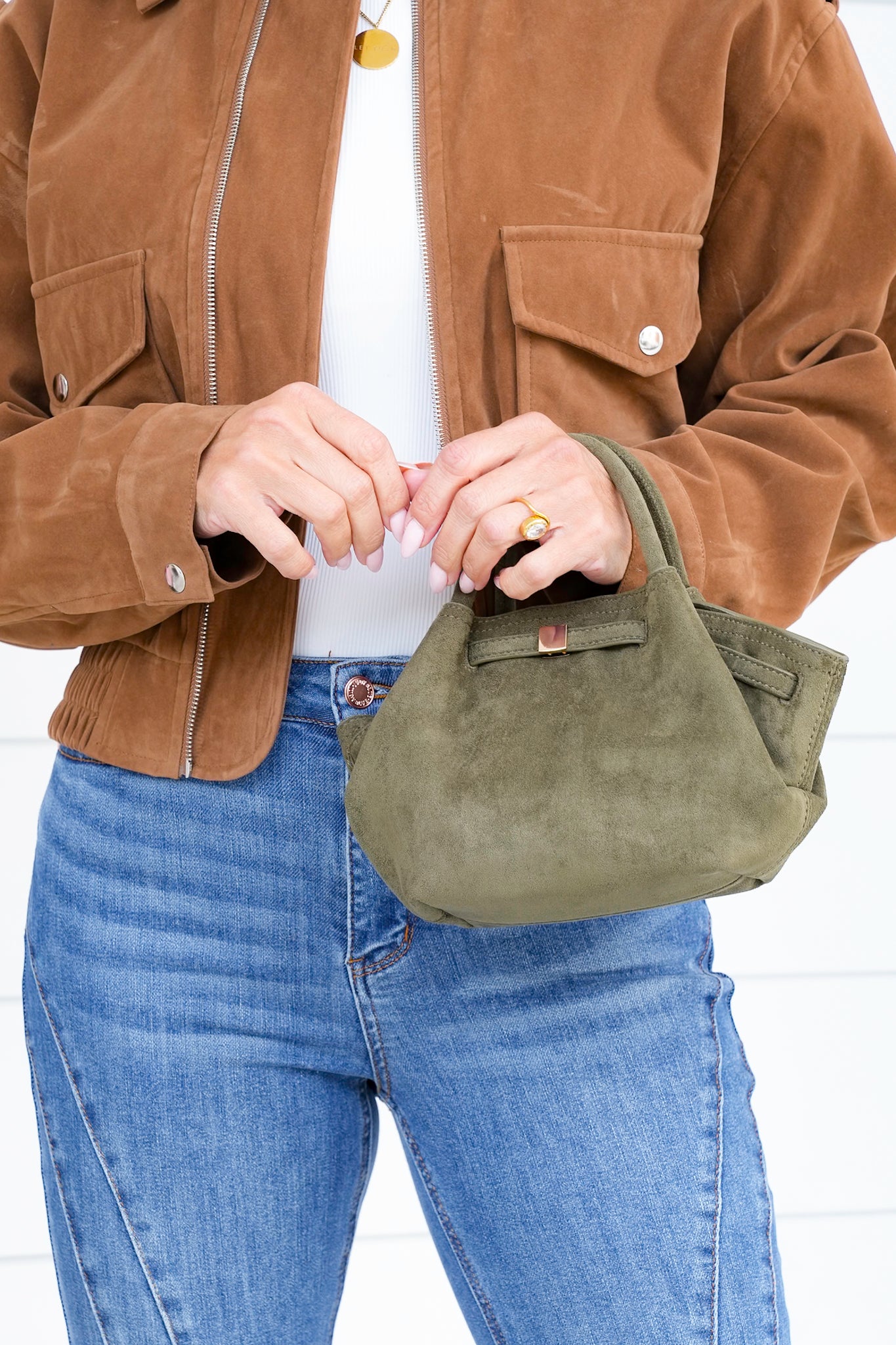 Selena Vegan Leather Mini Crossbody Bag