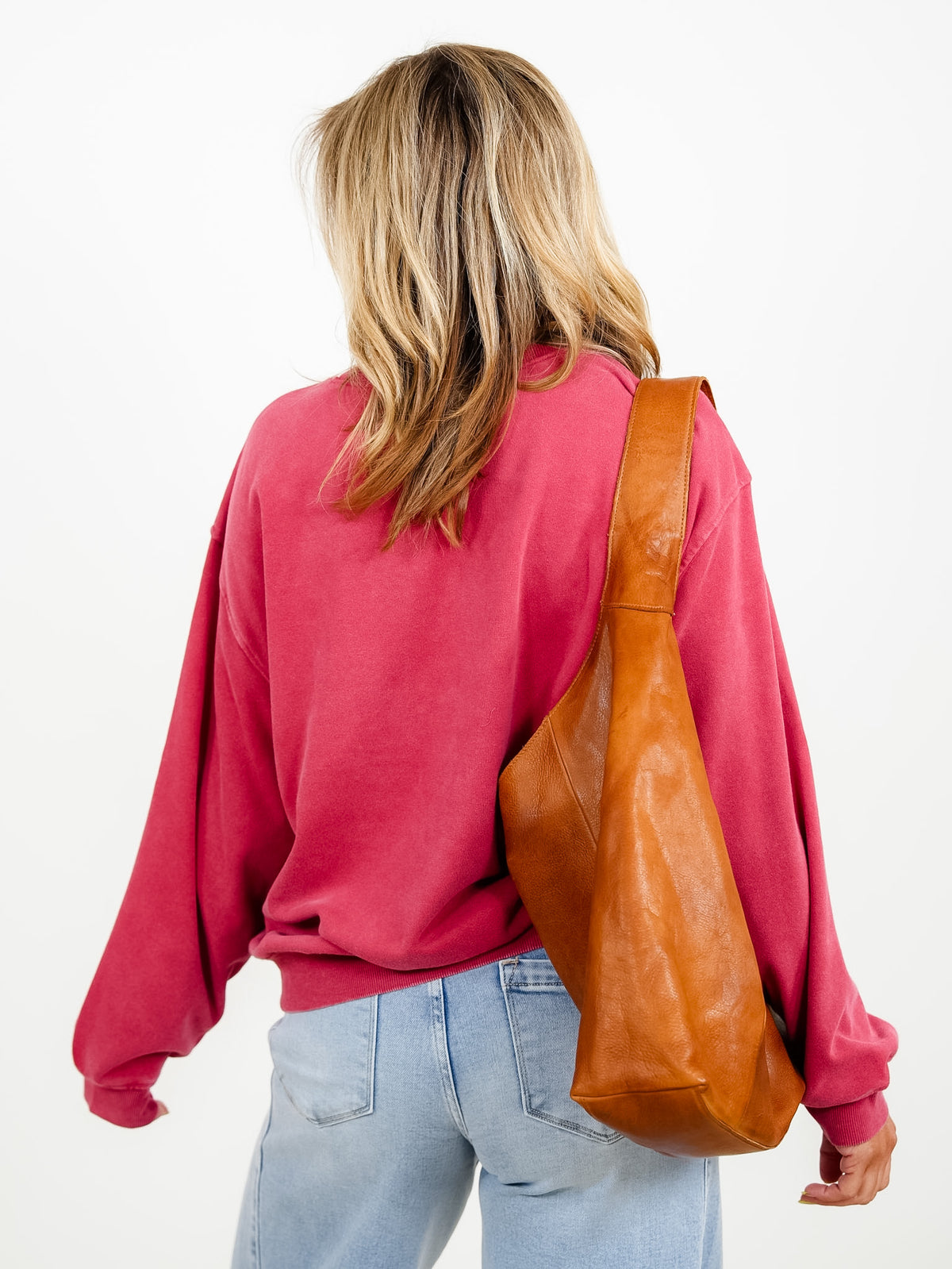 Mineral Wash Crew Neck Sweatshirt