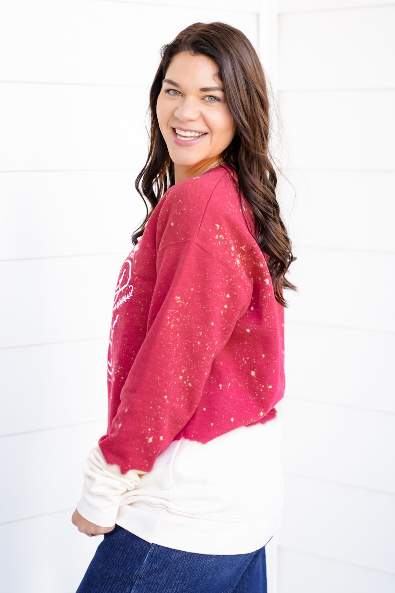 Holly Jolly Bleached Sweatshirt