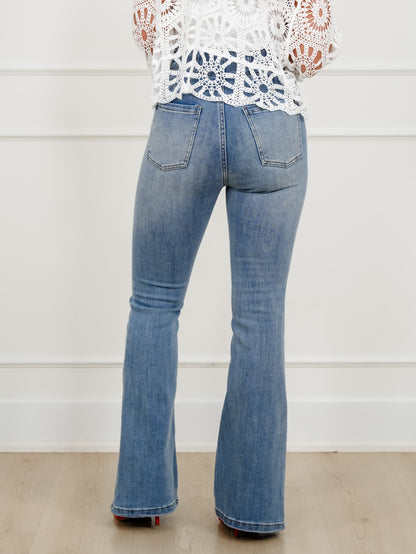 Light Wash High Waist Bootcut Jean