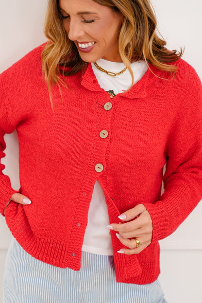 Long Sleeve Button Down Cardigan