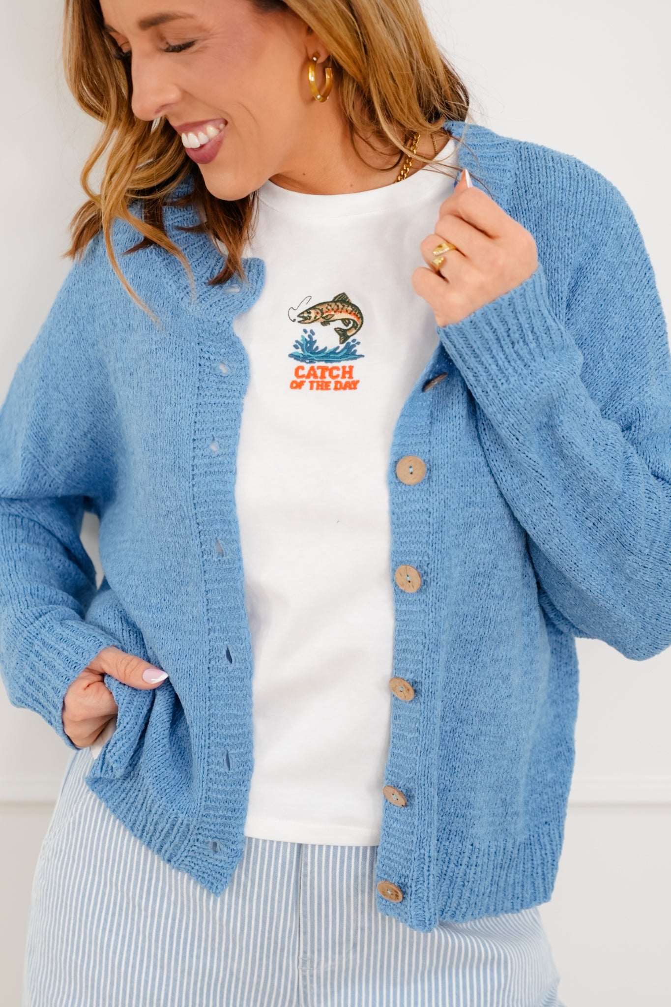 Long Sleeve Button Down Cardigan