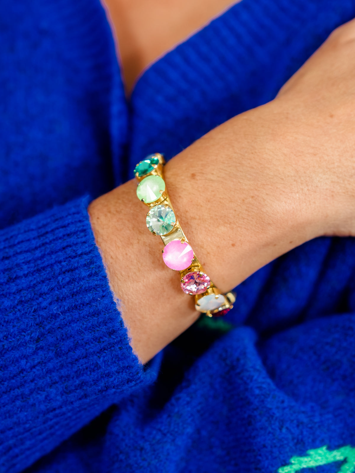 TOVA Keira Crystal Cuff in Fairy Dust