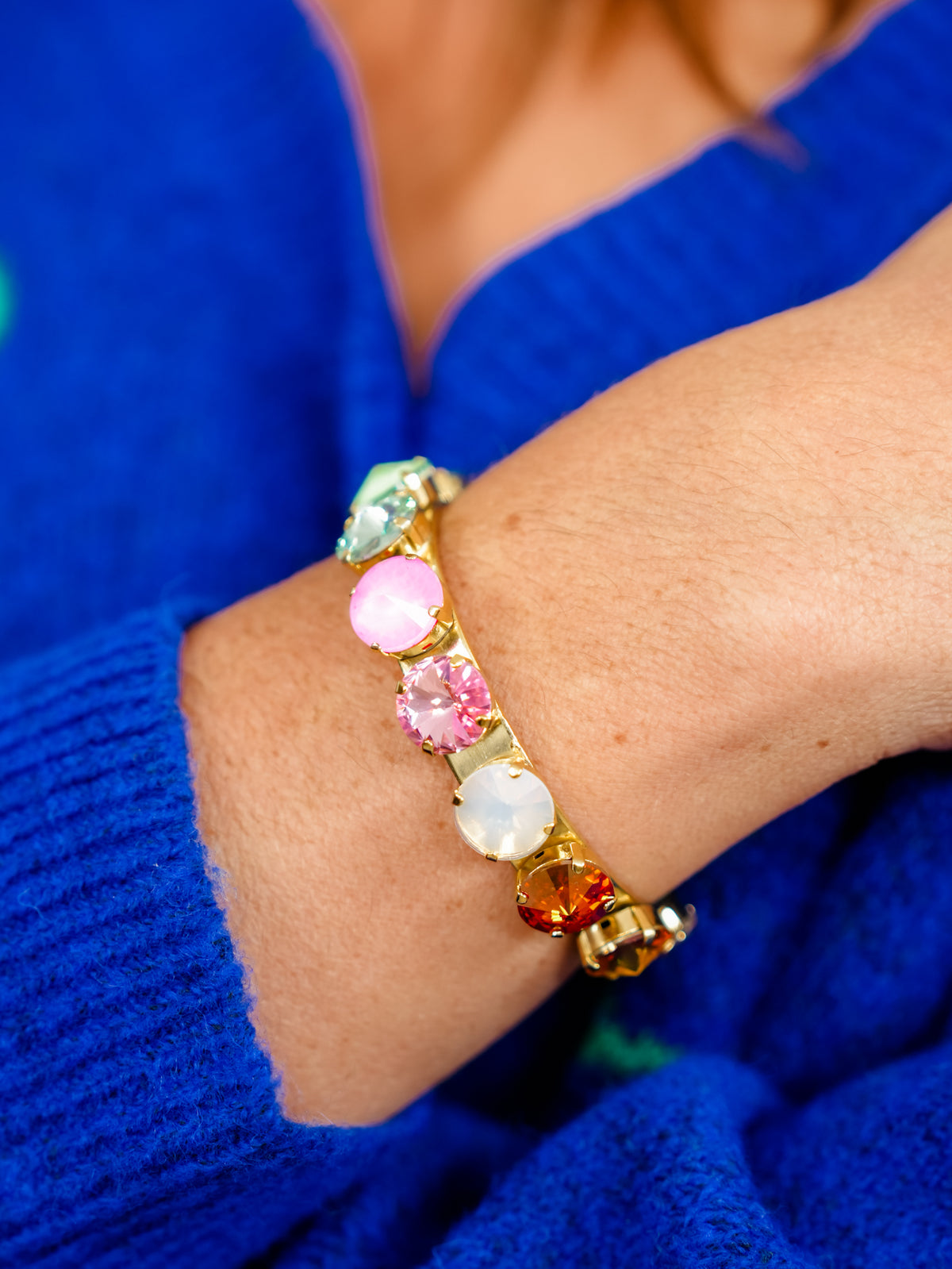 TOVA Keira Crystal Cuff in Fairy Dust