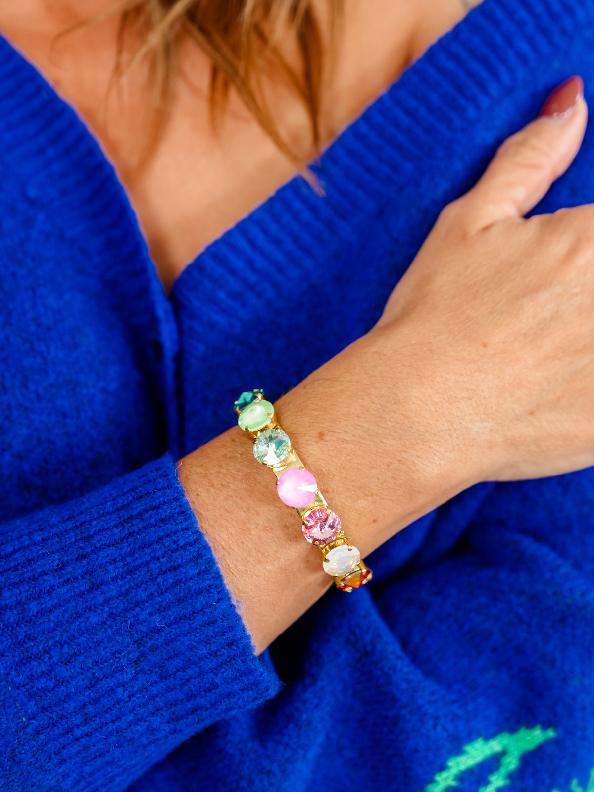 TOVA Keira Crystal Cuff in Fairy Dust