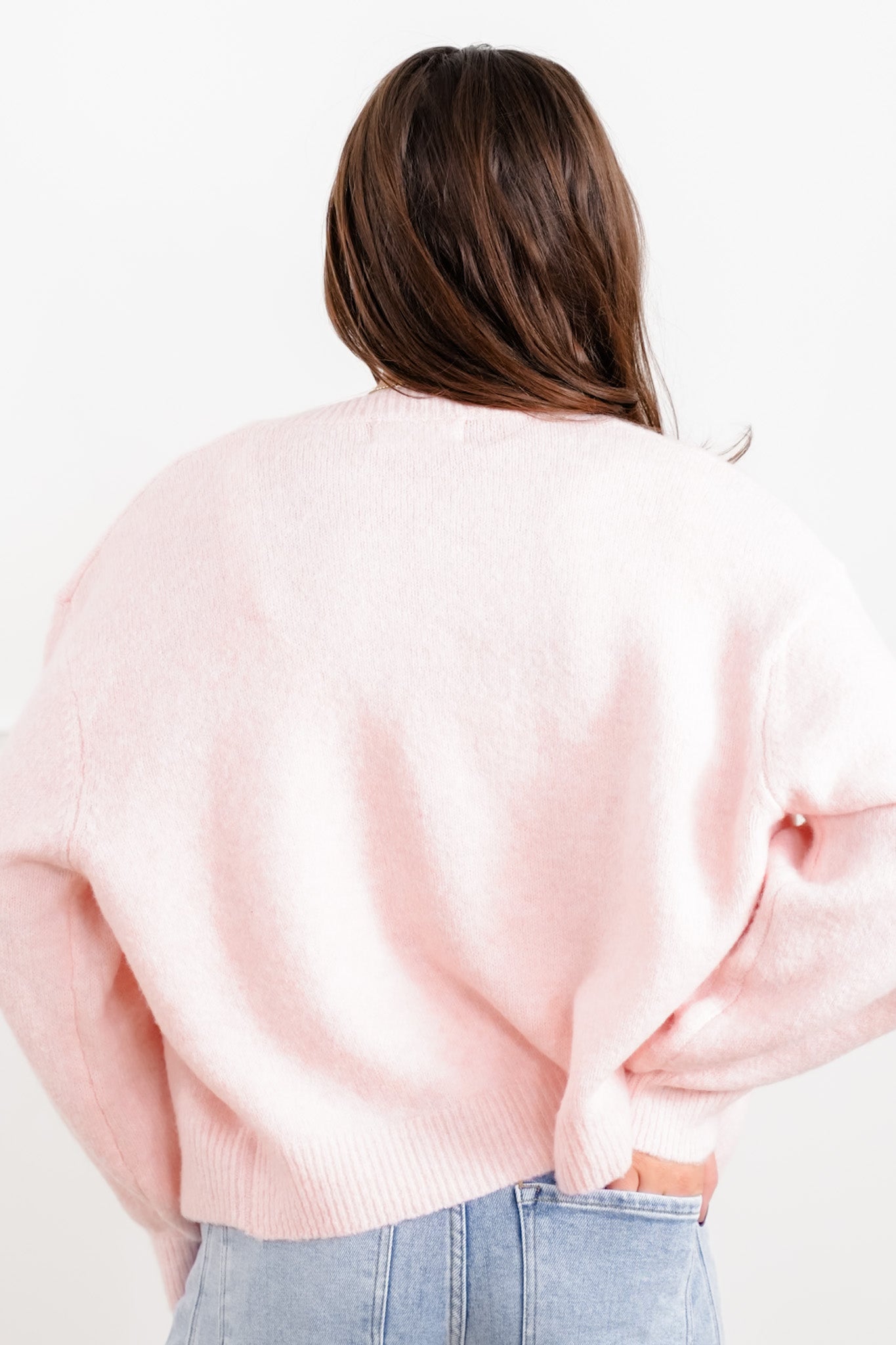 Knit Long Sleeve Button Down Cardigan