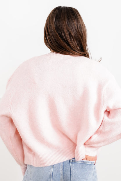 Knit Long Sleeve Button Down Cardigan