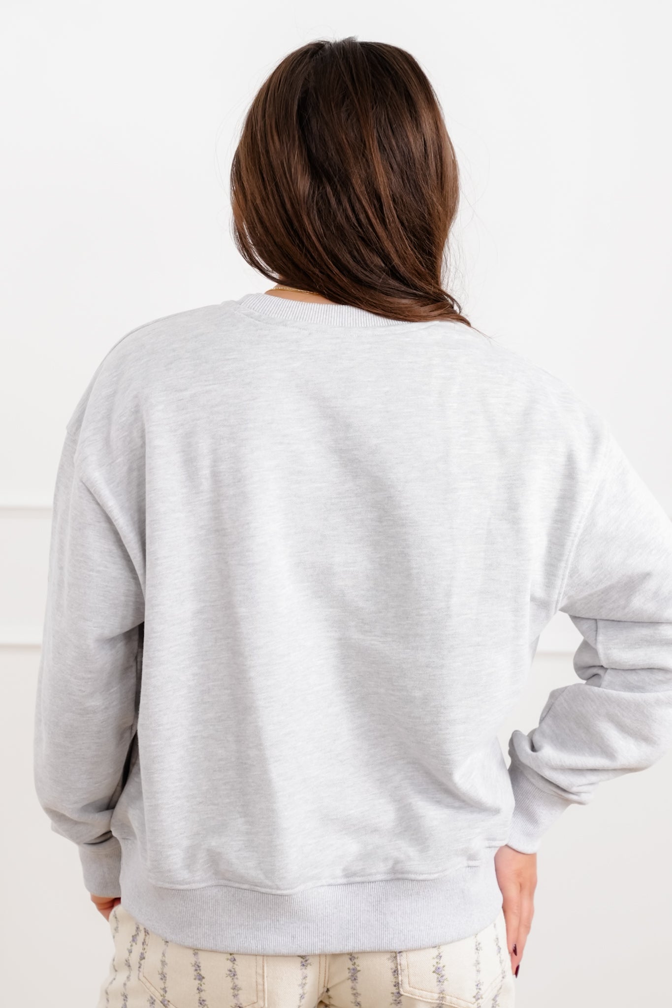 Long Sleeve Patchwork USA Pullover