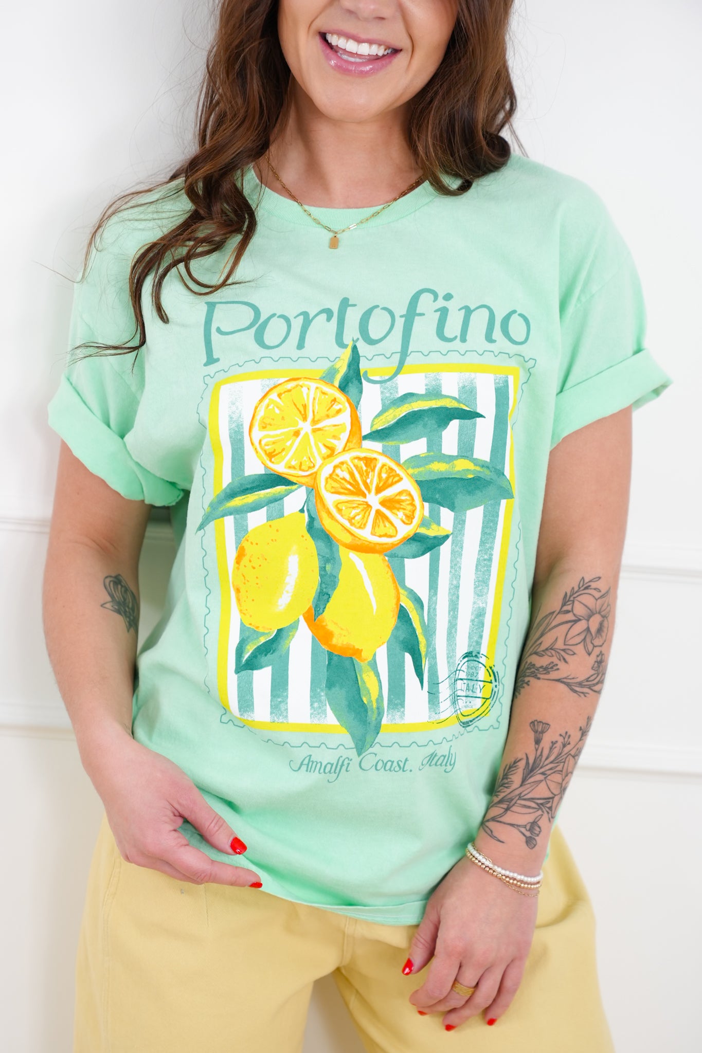 Short Sleeve "Portofino" Graphic Tee