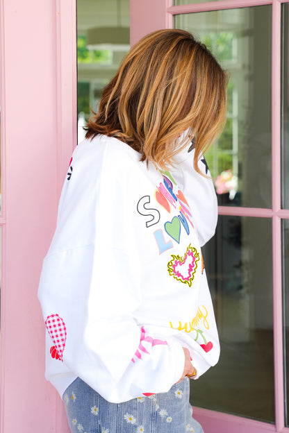 Long Sleeve "Somebody Loves You" Pullover Sweatshirt