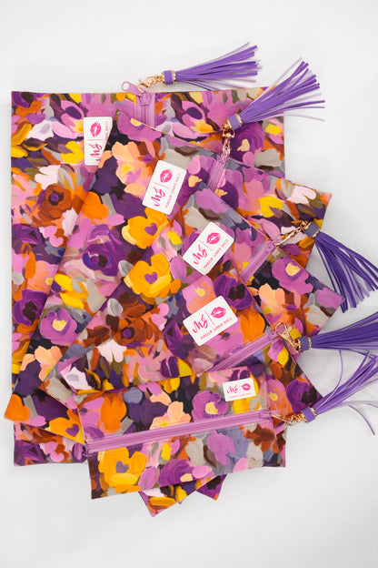 Makeup Junkie Bags Meadow Lilac